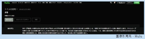 ドラマ　トドメの接吻　無料動画配信